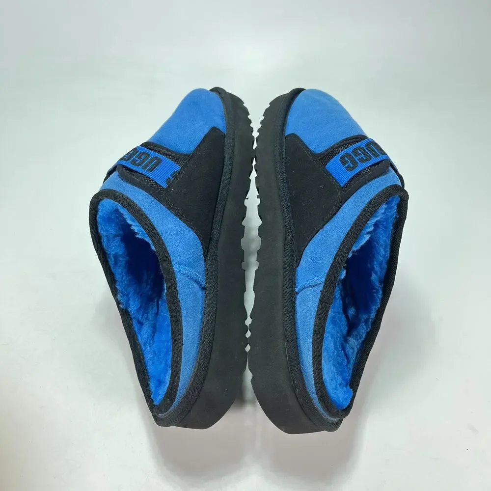 UGG Dune Dive Blue Black Adjustable Straps Slip On Slippers 1130931 Mens Size 11